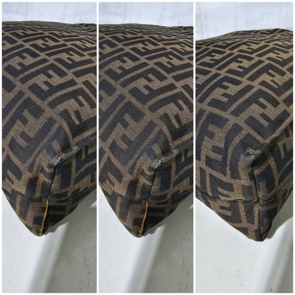 Authentic FENDI Zucca Special Shopping Tote Tobacco TOP HANDLE - Picture 11 of 12